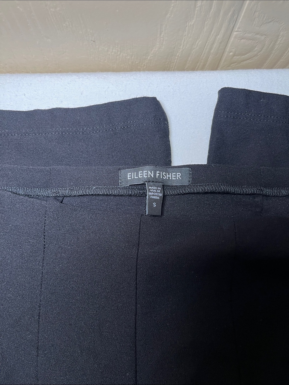 Eileen Fisher Black Flowy Wide Leg Pants